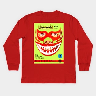 Mil Mascaras Lucha Libre 1979 Kids Long Sleeve T-Shirt